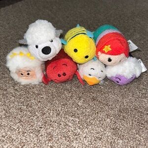 The little mermaid tsum tsum set